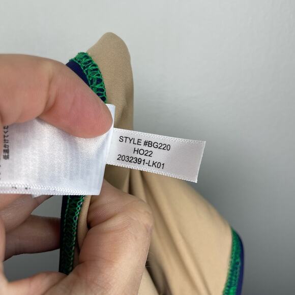 J. Crew Factory One-Piece Cutout Swim Suit With Bow in Blue and Green Size S - Picture 5 of 7